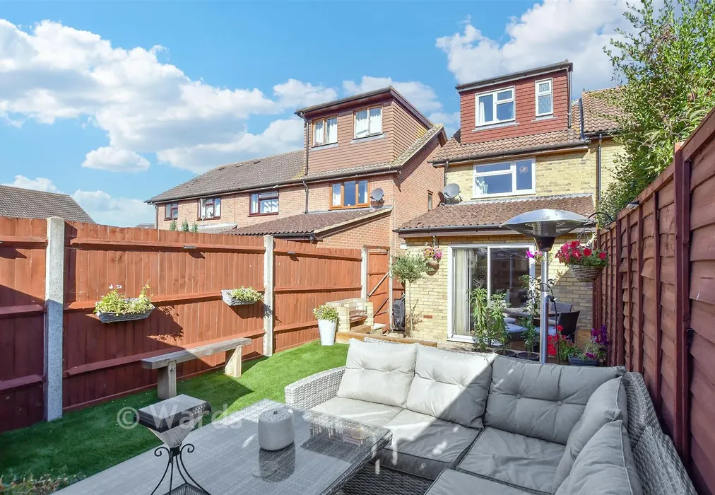 Rear Garden - Stevens Road, Eccles, Aylesford, Kent - Wards of Kent