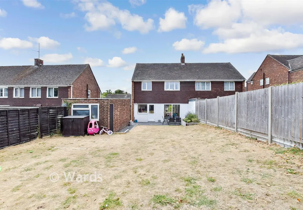Rear Elevation - Firs Close, Aylesford, Kent - Wards of Kent