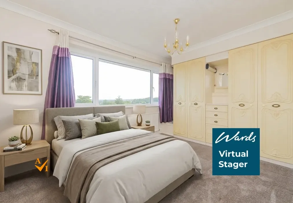 Bedroom 1 (Contemporary style) - Pilgrims Way, Cuxton, Rochester, Kent - Wards of Kent