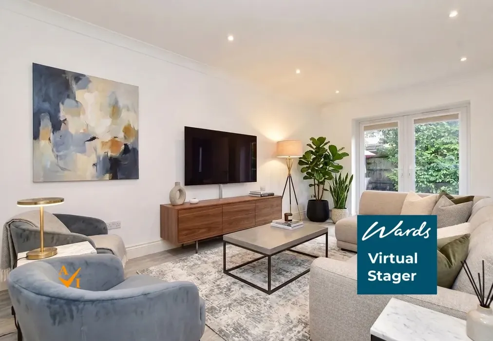 Lounge (Contemporary style) - New Hythe Lane, Larkfield, Kent - Wards of Kent