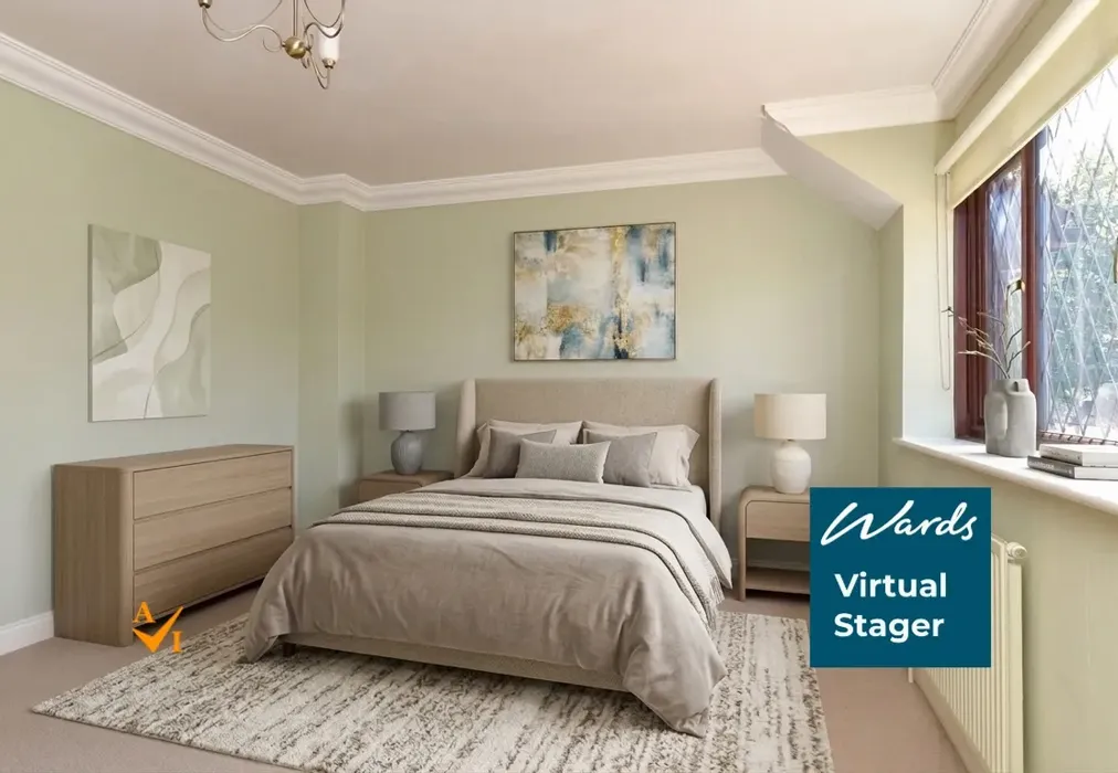 Bedroom 2 (Contemporary style) - London Road, Farningham, Kent - Wards of Kent
