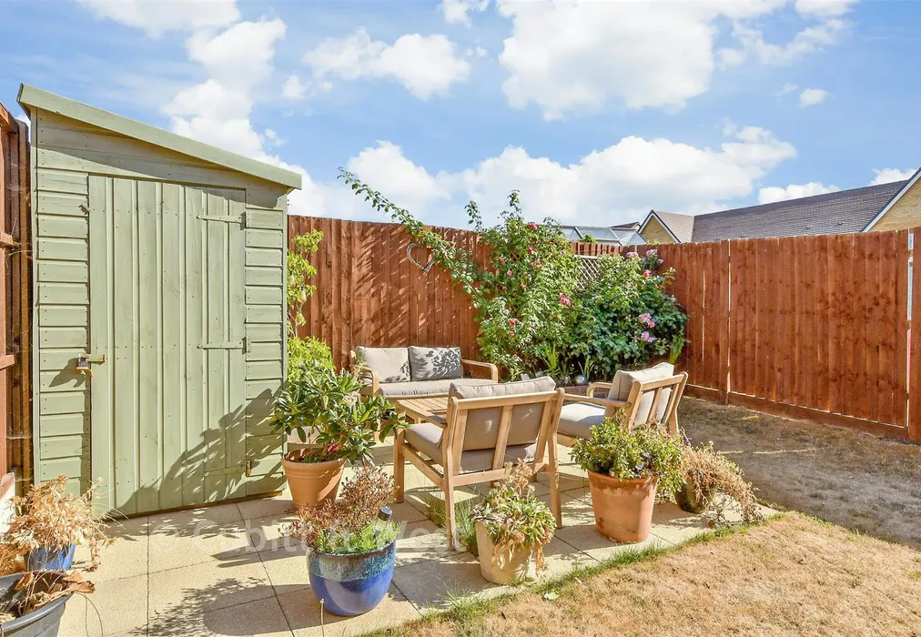 Rear Garden - Speckled Wood Walk, Lancing, West Sussex - Wards of Kent