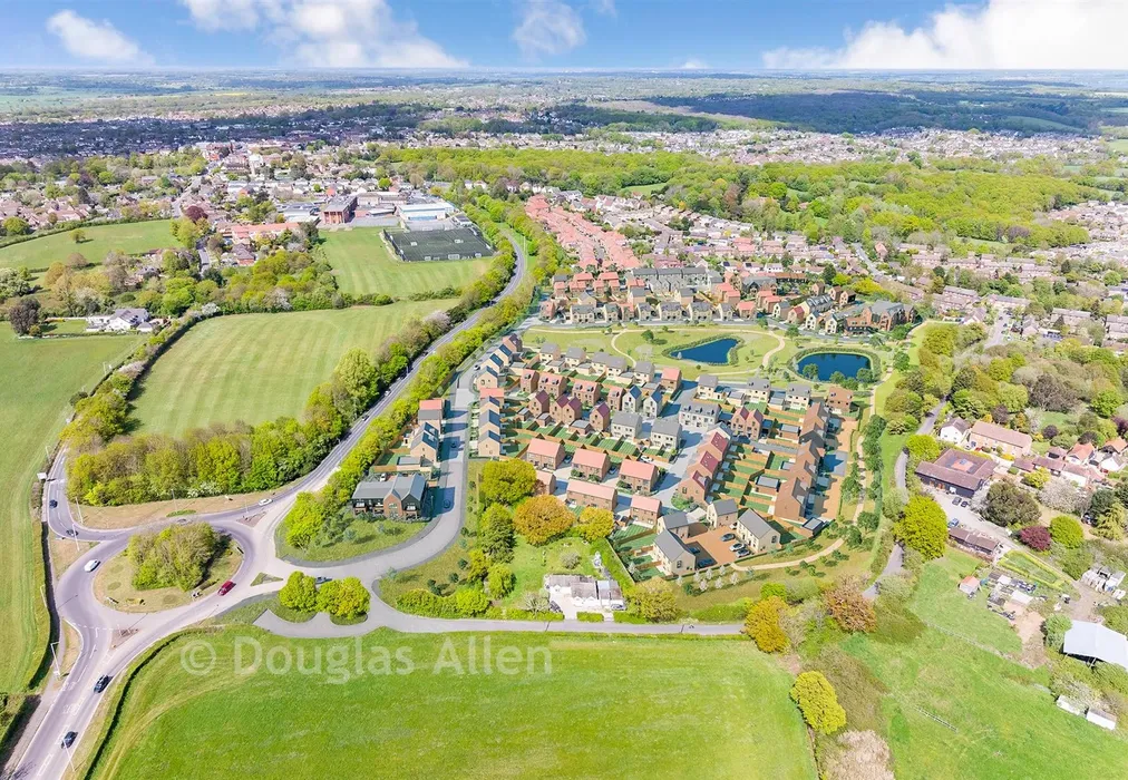 Aerial View - The Ivy, Kingsley Park, Centurion Way, Billericay, Essex - Wards of Kent