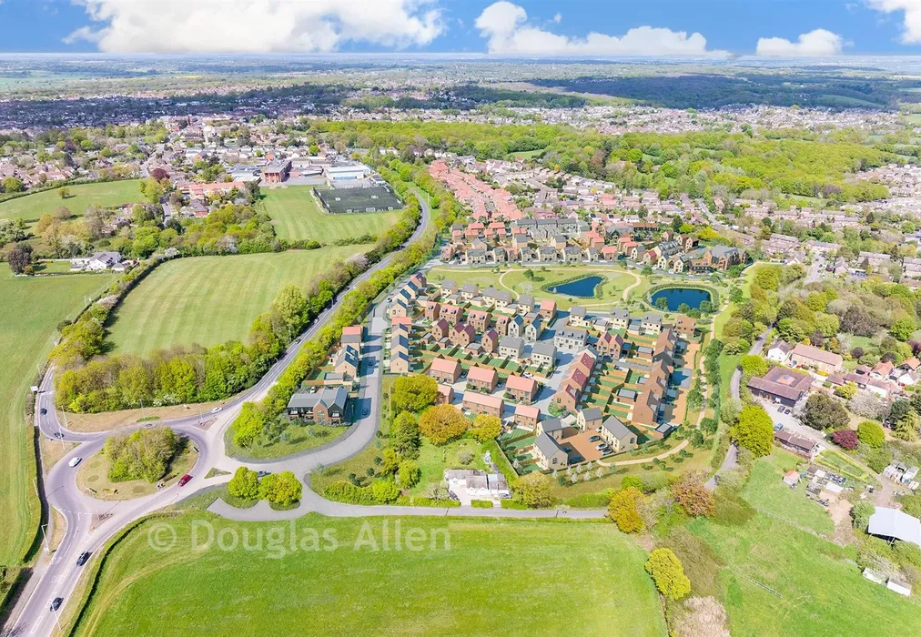 Aerial View - The Cedar, Kingsley Park, Centurion Way, Billericay, Essex - Wards of Kent