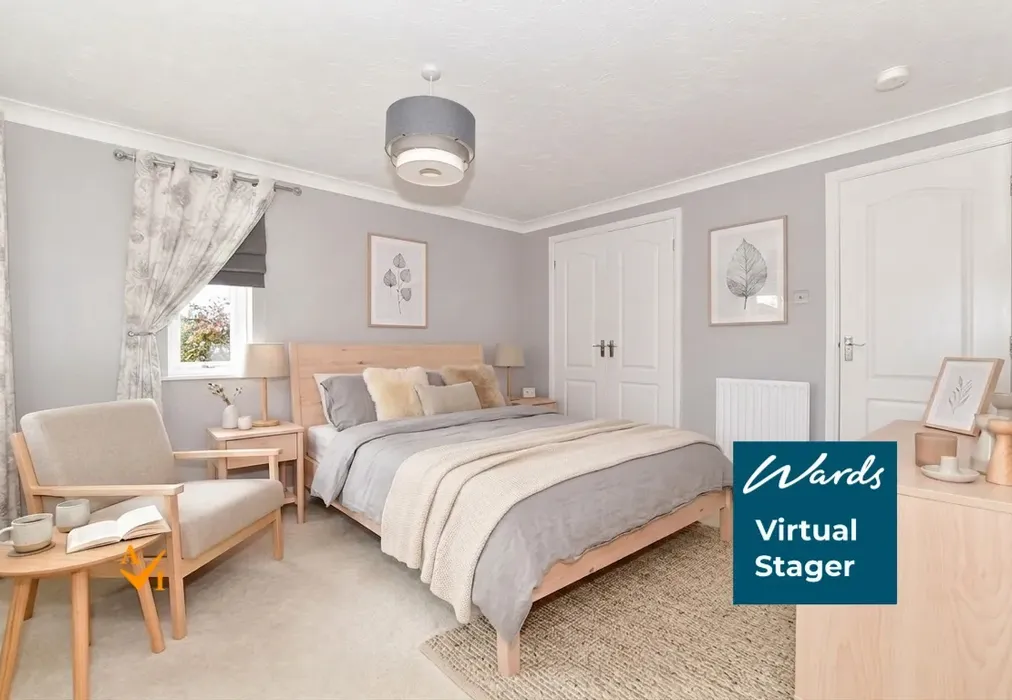 Bedroom 2 (Nordic style) - Button Lane, Bearsted, Kent - Wards of Kent