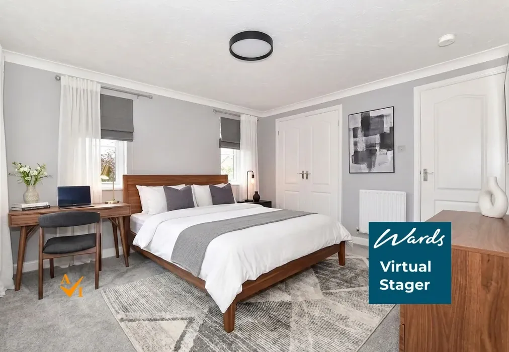 Bedroom 2 (Modern style) - Button Lane, Bearsted, Kent - Wards of Kent