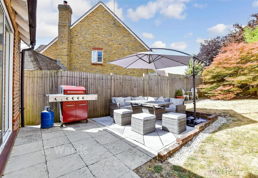 Rear Garden - Button Lane, Bearsted, Kent - Wards of Kent