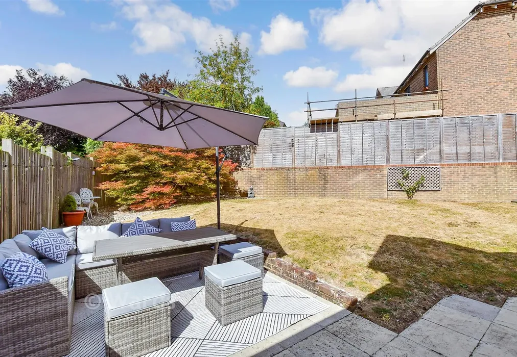 Rear Garden - Button Lane, Bearsted, Kent - Wards of Kent