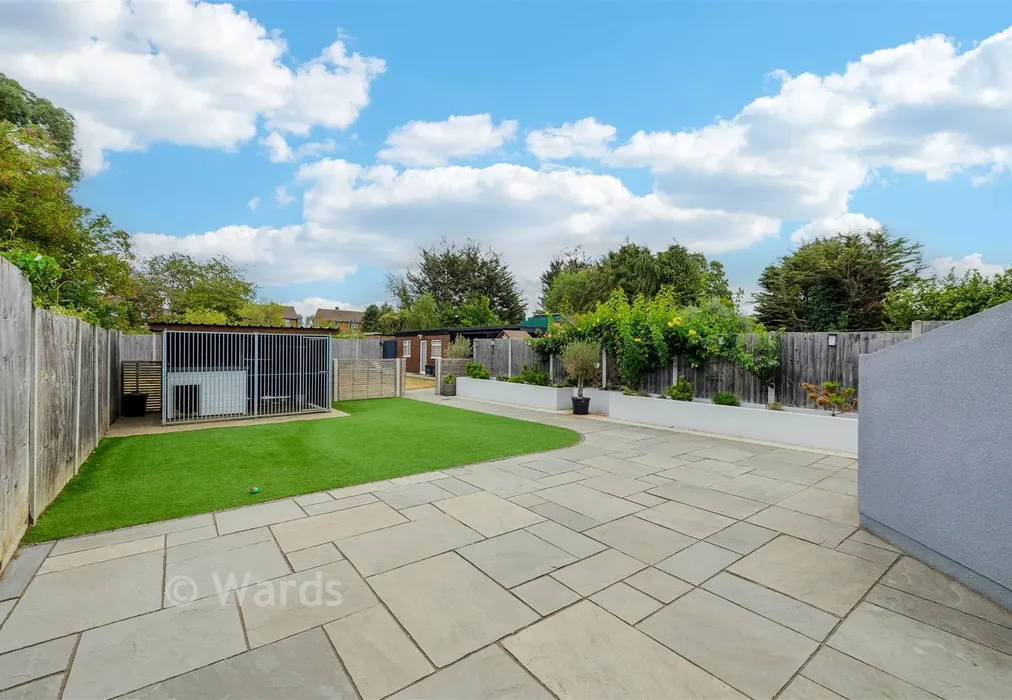Rear Garden - Norman Road, Belvedere, Kent - Wards of Kent