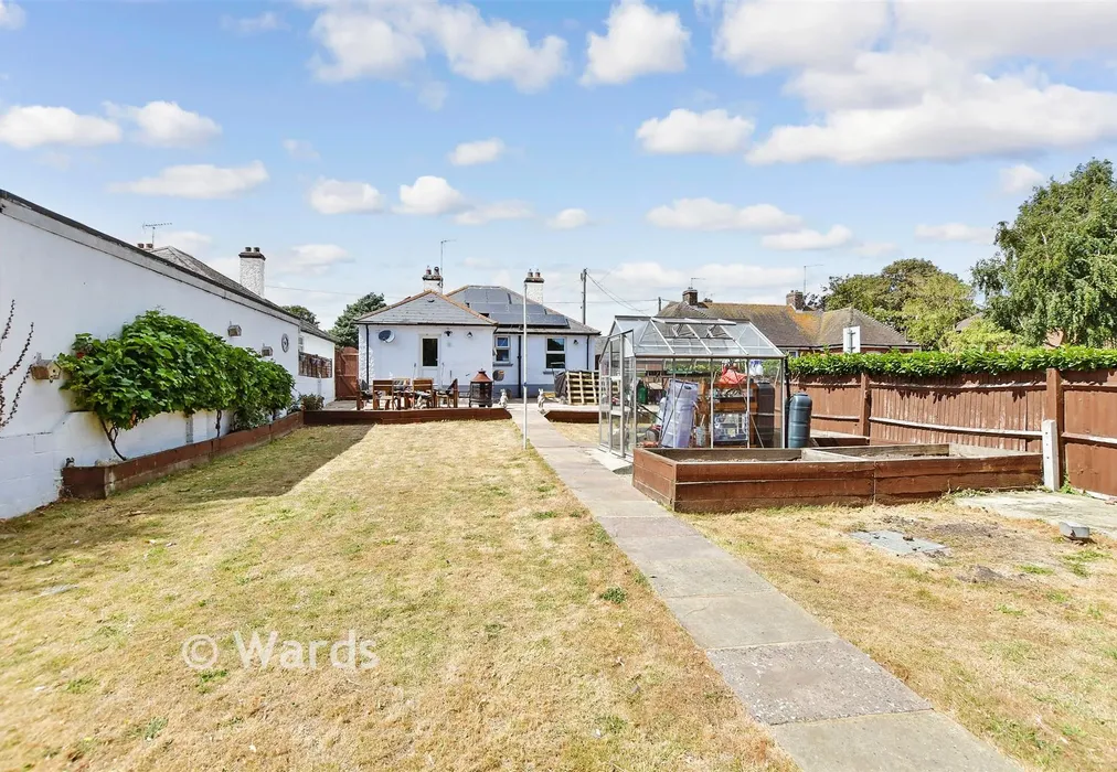 Rear Garden - Church Road, New Romney, Kent - Wards of Kent