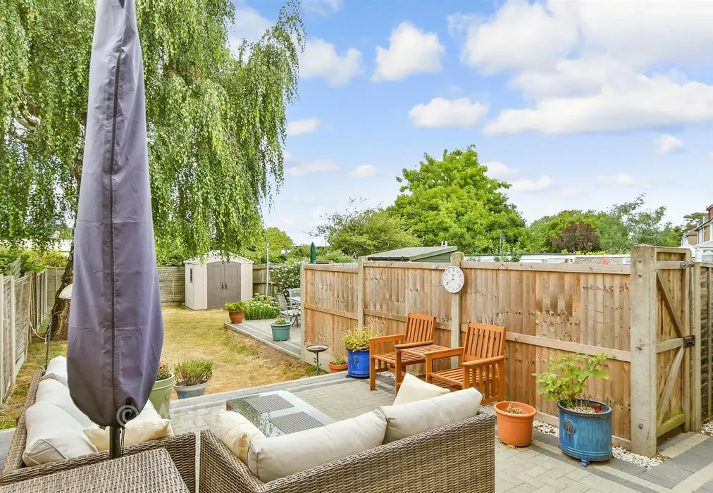 Rear Garden - Colyer Road, Northfleet, Gravesend, Kent - Wards of Kent