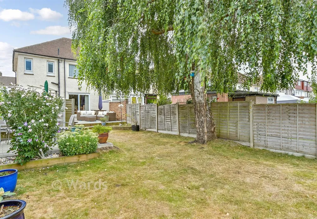 Rear Garden - Colyer Road, Northfleet, Gravesend, Kent - Wards of Kent