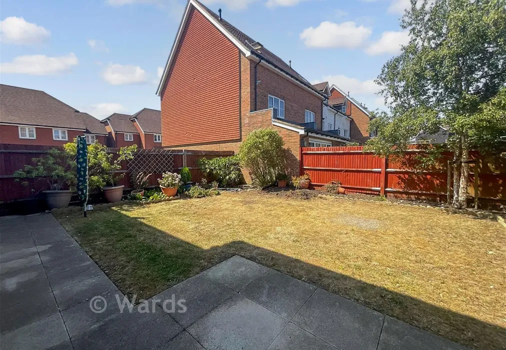 Rear Garden - Manley Boulevard, Snodland, Kent - Wards of Kent