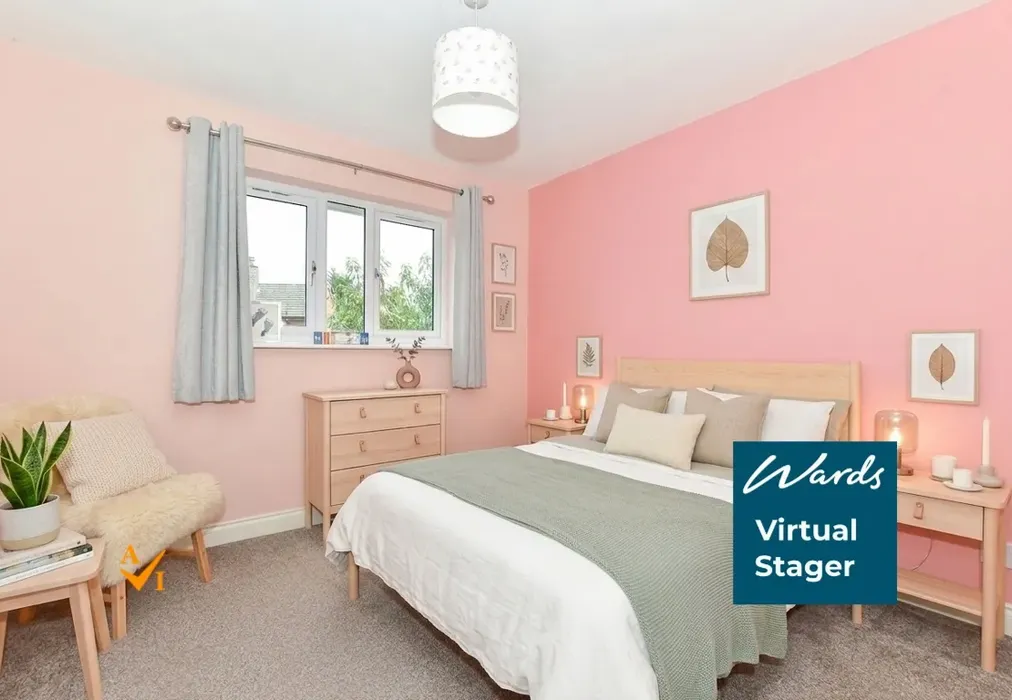 Bedroom 2 (Nordic style) - Troys Mead, Hollingbourne, Maidstone, Kent - Wards of Kent