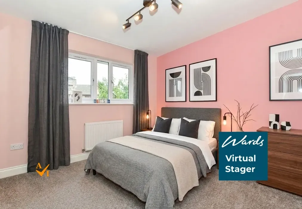 Bedroom 2 (Modern style) - Troys Mead, Hollingbourne, Maidstone, Kent - Wards of Kent