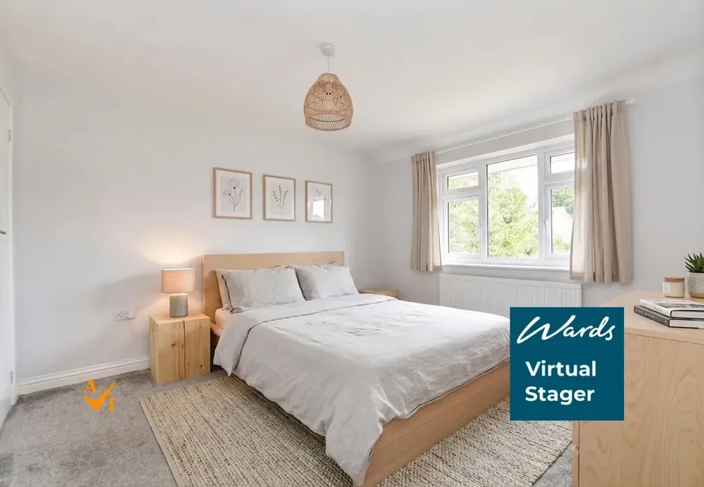 Bedroom 1 (Nordic style) - Troys Mead, Hollingbourne, Maidstone, Kent - Wards of Kent