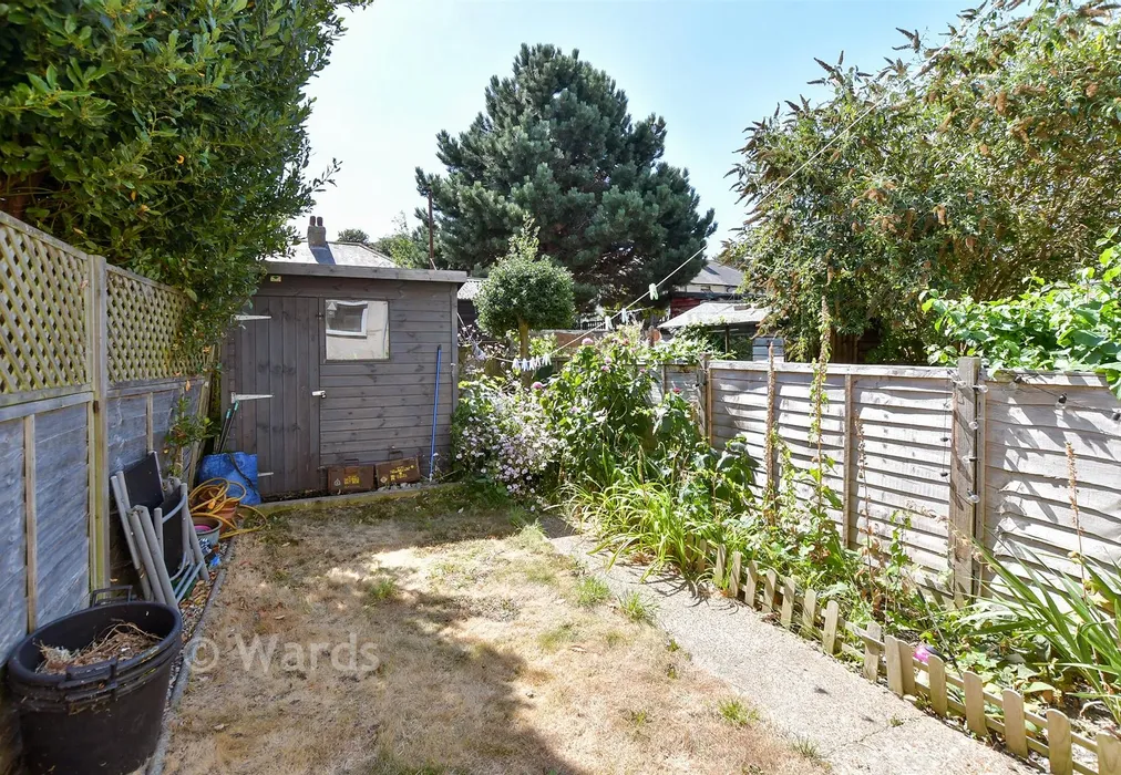 Rear Garden - Devonshire Road, Dover, Kent - Wards of Kent
