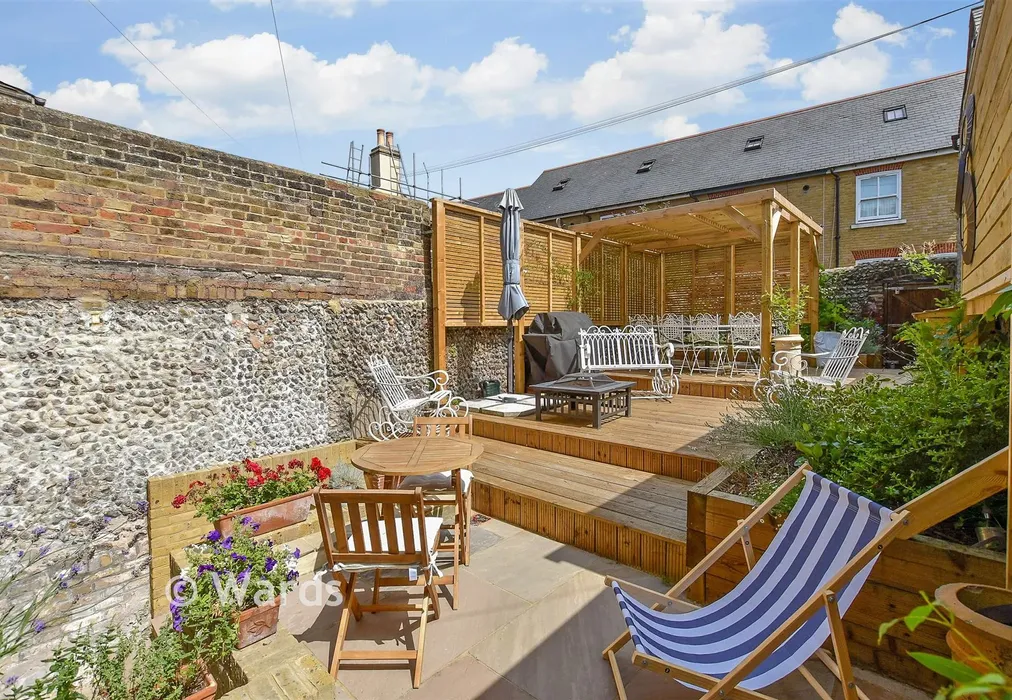 Rear Garden - Plains Of Waterloo, Ramsgate, Kent - Wards of Kent