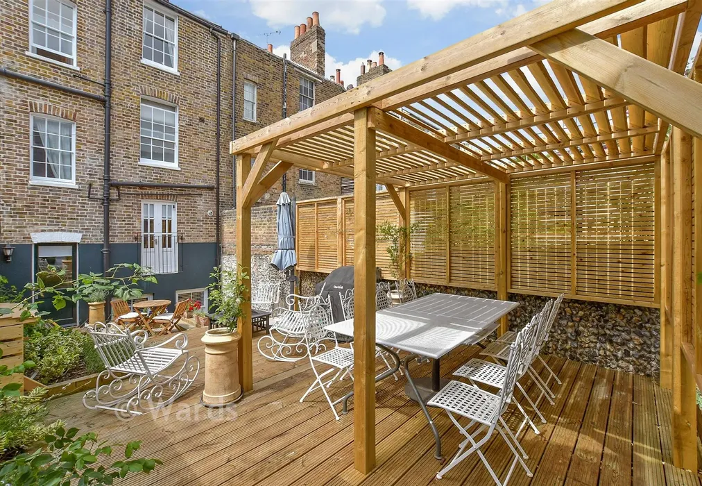 Rear Garden - Plains Of Waterloo, Ramsgate, Kent - Wards of Kent