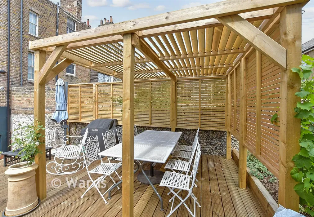 Rear Garden - Plains Of Waterloo, Ramsgate, Kent - Wards of Kent