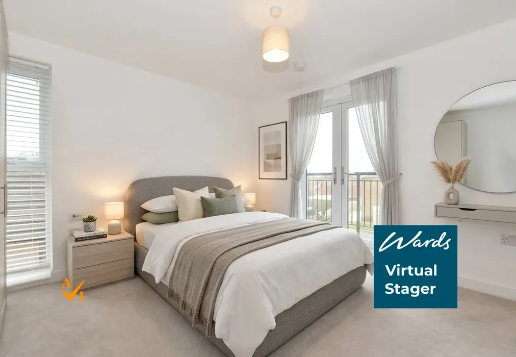 Bedroom 1 (Contemporary style) - Dearman Crescent, Hythe, Kent - Wards of Kent