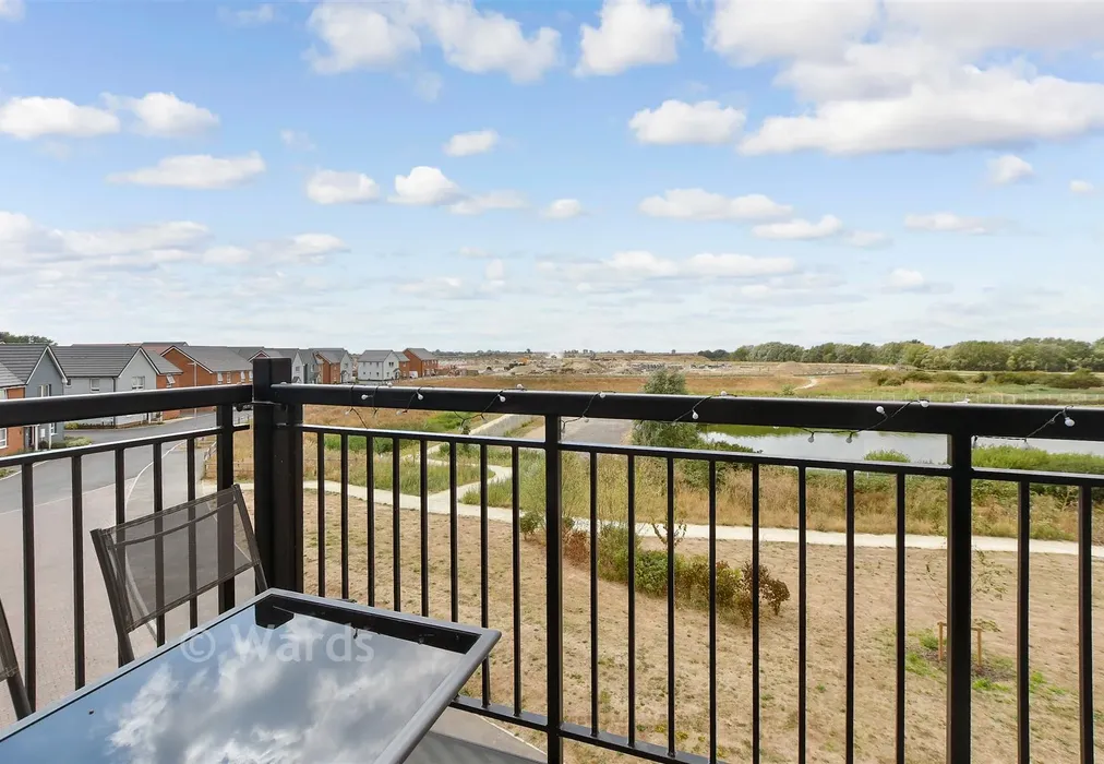 Balcony / Terrace - Dearman Crescent, Hythe, Kent - Wards of Kent