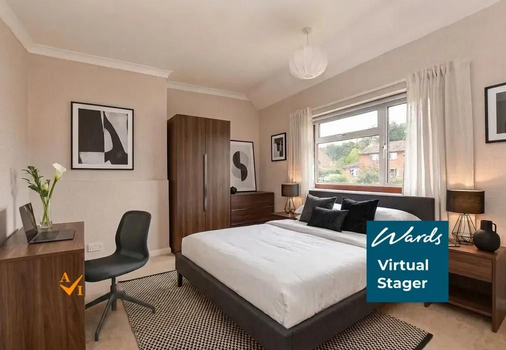Bedroom 2 (Modern style) - Glebelands, Penshurst, Tonbridge, Kent - Wards of Kent