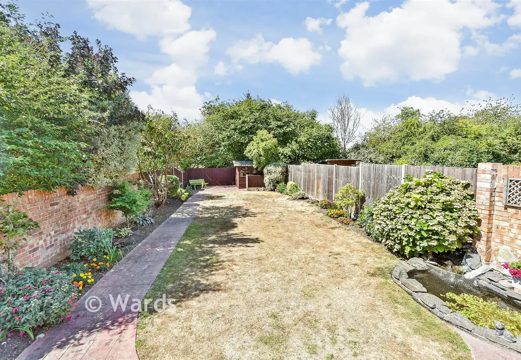 Rear Garden - Dallin Road, Bexleyheath, Kent - Wards of Kent