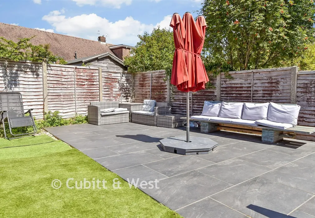 Rear Garden - Windmill Road, Southwick, Brighton, West Sussex - Wards of Kent