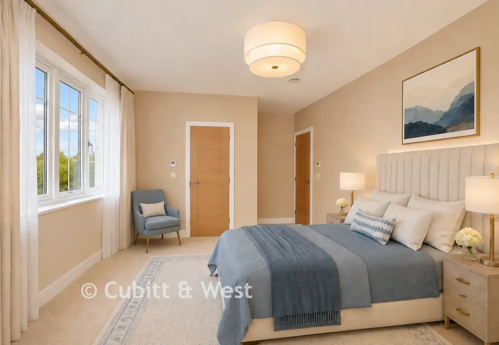 Bedroom 2 Staged - Coppice Hill, Coppice Hanger, Pulborough, West Sussex - Wards of Kent