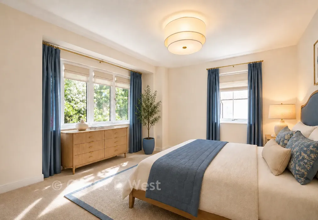 Bedroom 3 Staged - Coppice Hill, Coppice Hanger, Pulborough, West Sussex - Wards of Kent