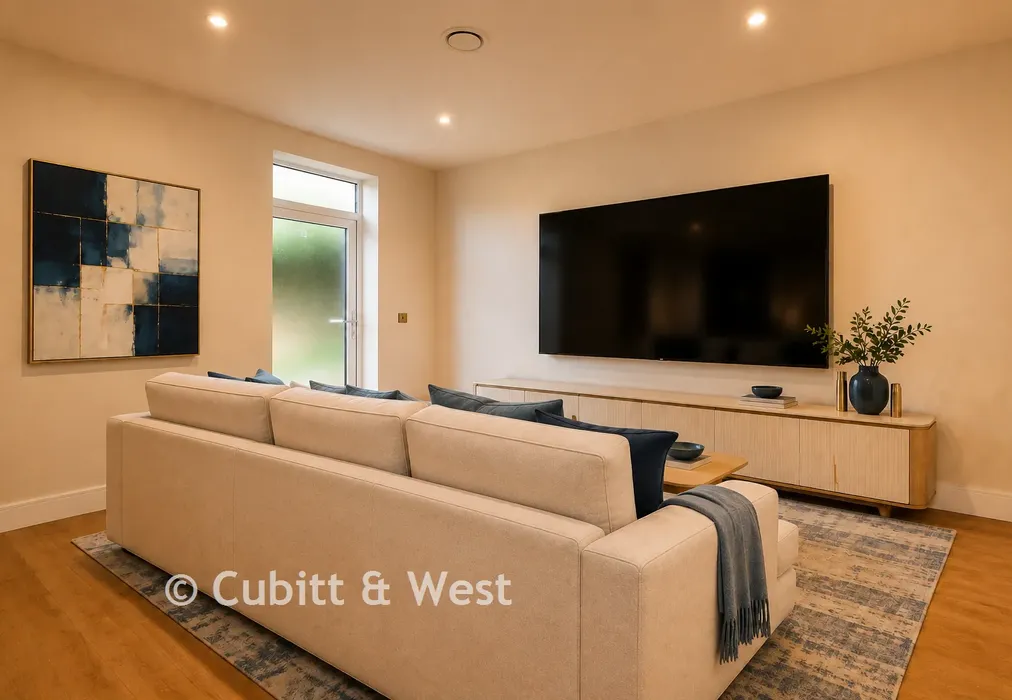 Media Room/Study Staged - Coppice Hill, Coppice Hanger, Pulborough, West Sussex - Wards of Kent