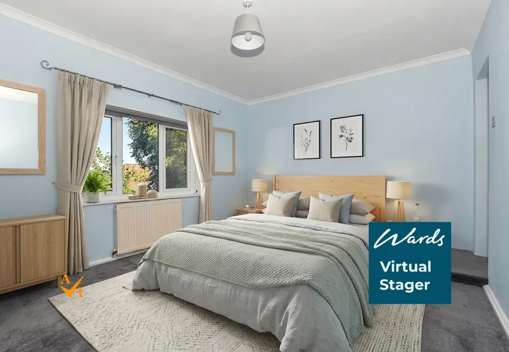 Bedroom 1 (Nordic style) - Vineys Gardens, Tenterden, Kent - Wards of Kent