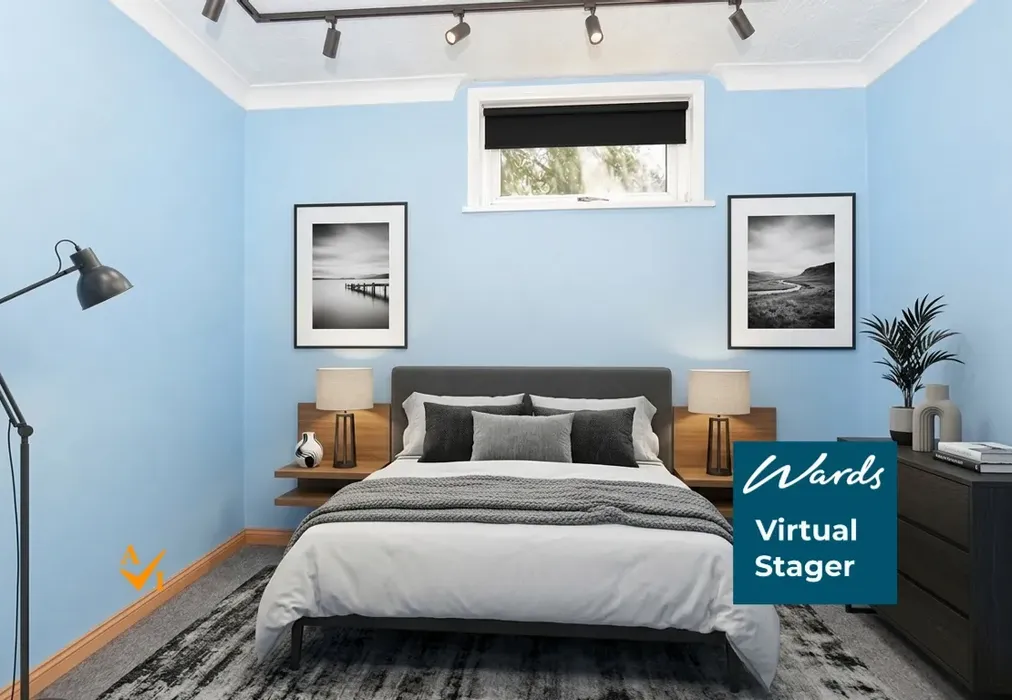 Bedroom 2 (Modern style) - Alma Road, Folkestone, Kent - Wards of Kent