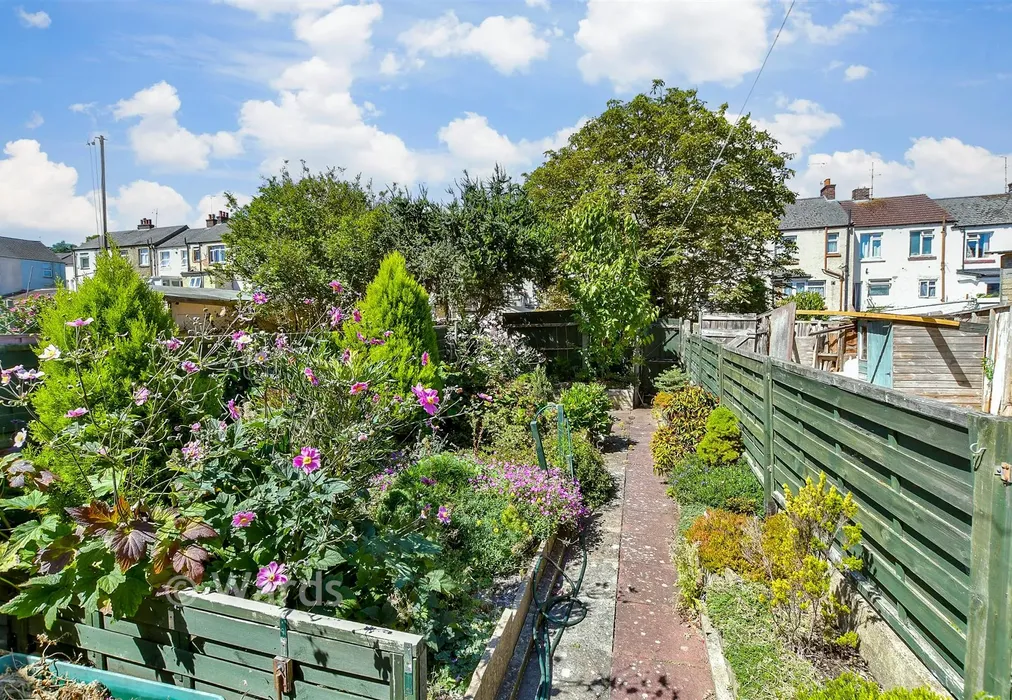 Rear Garden - Richmond Road, Gillingham, Kent - Wards of Kent
