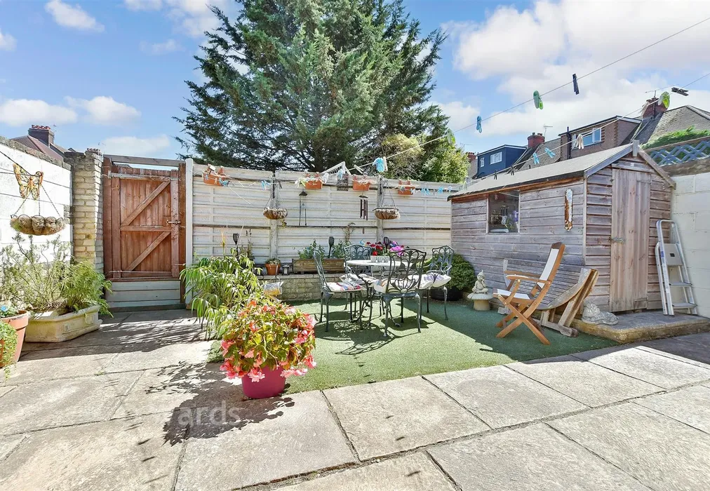 Rear Garden - Broadway, Gillingham, Kent - Wards of Kent