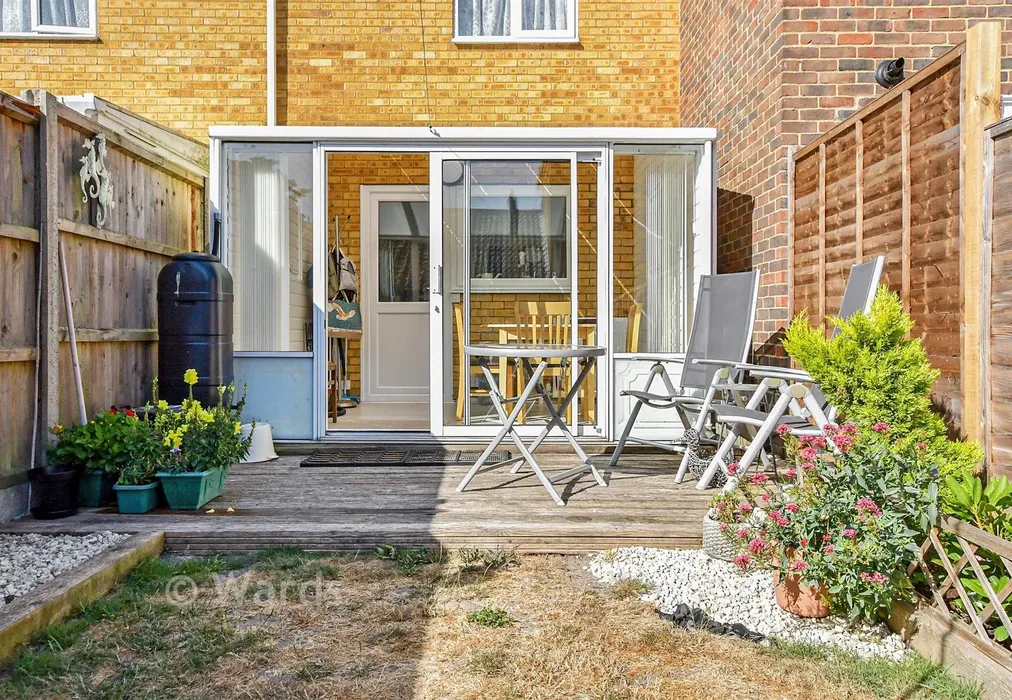 Rear Garden - St. Benedict's Lawn, Ramsgate, Kent - Wards of Kent