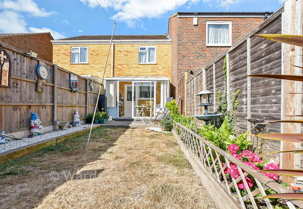 Rear Garden - St. Benedict's Lawn, Ramsgate, Kent - Wards of Kent