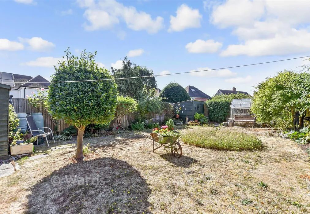 Rear Garden - Shorncliffe Road, Folkestone, Kent - Wards of Kent