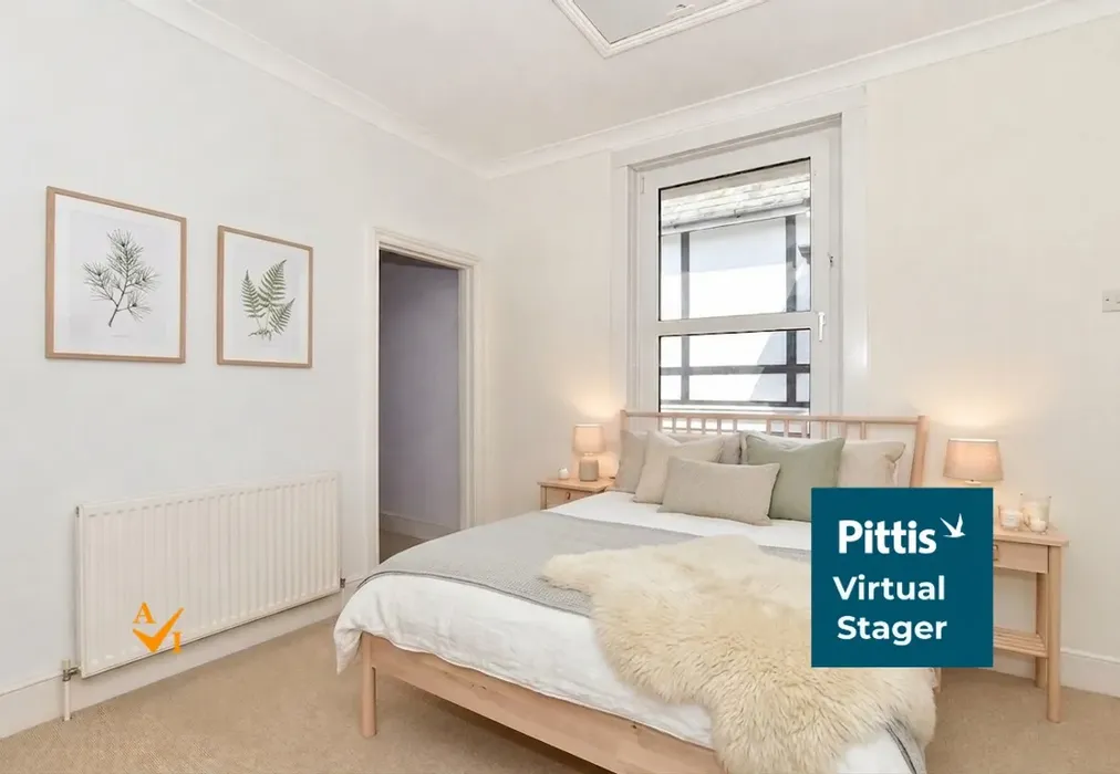 Bedroom 2 (Nordic style) - Ashey Road, Ryde, Isle of Wight - Wards of Kent