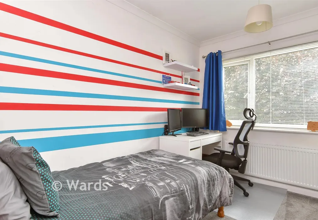 Bedroom 3 - Tunbury Avenue, Walderslade, Chatham, Kent - Wards of Kent