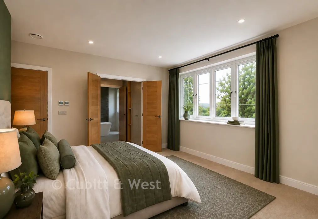 Bedroom 1 - Coppice Hill, Coppice Hanger, Pulborough, West Sussex - Wards of Kent