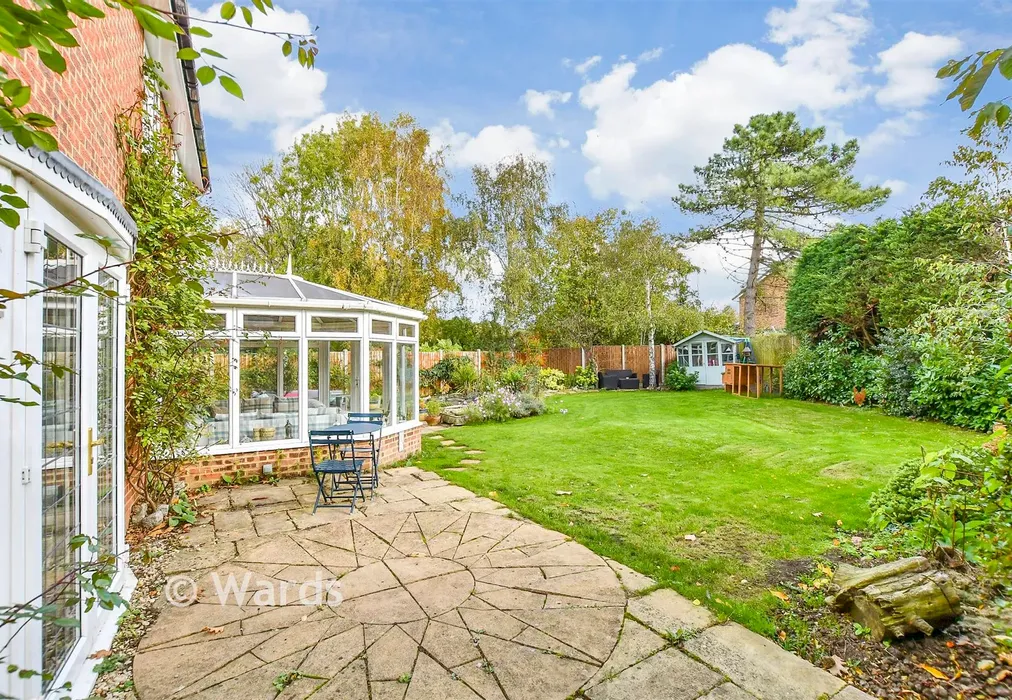 Rear Garden - Ragstone Court, Ditton, Kent - Wards of Kent