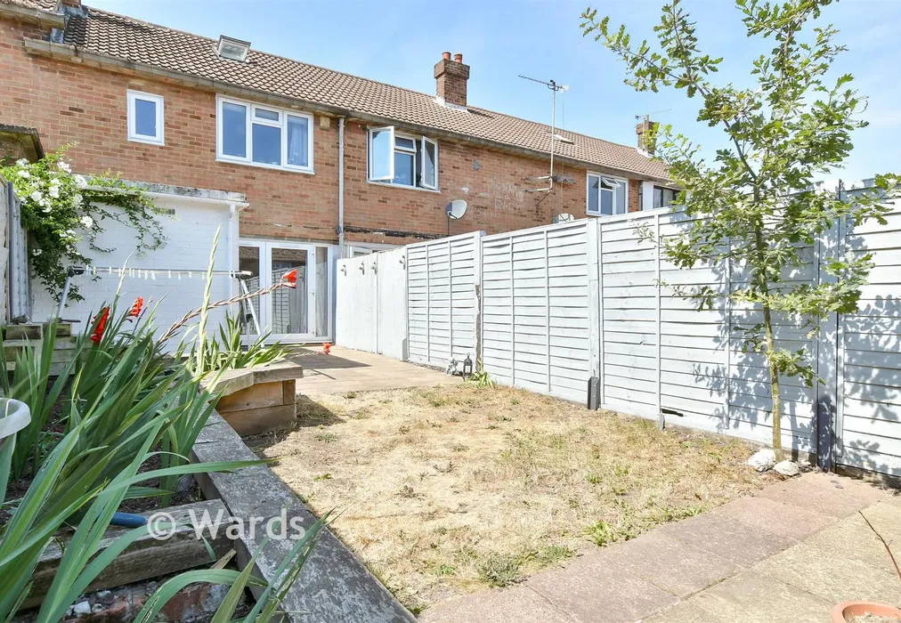 Rear Garden - Mayweed Avenue, Walderslade, Chatham, Kent - Wards of Kent