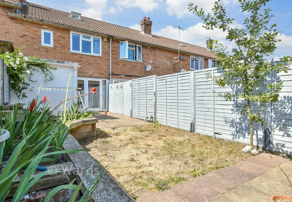 Rear Garden - Mayweed Avenue, Walderslade, Chatham, Kent - Wards of Kent