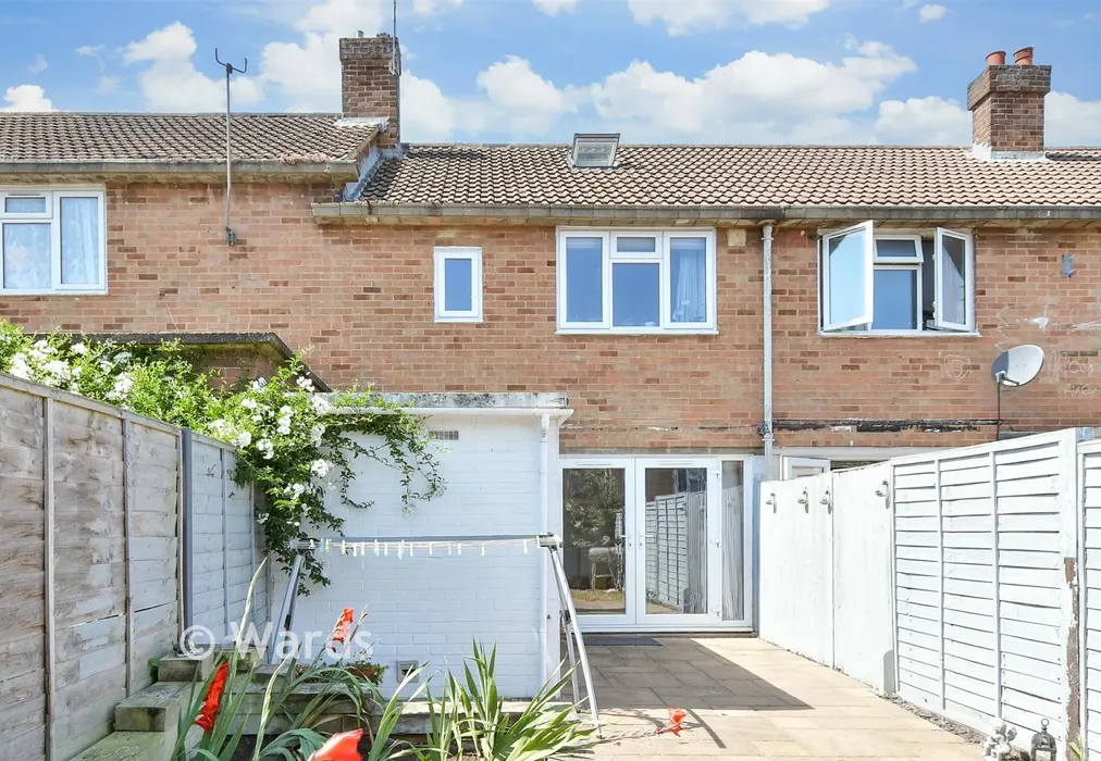Rear Elevation - Mayweed Avenue, Walderslade, Chatham, Kent - Wards of Kent