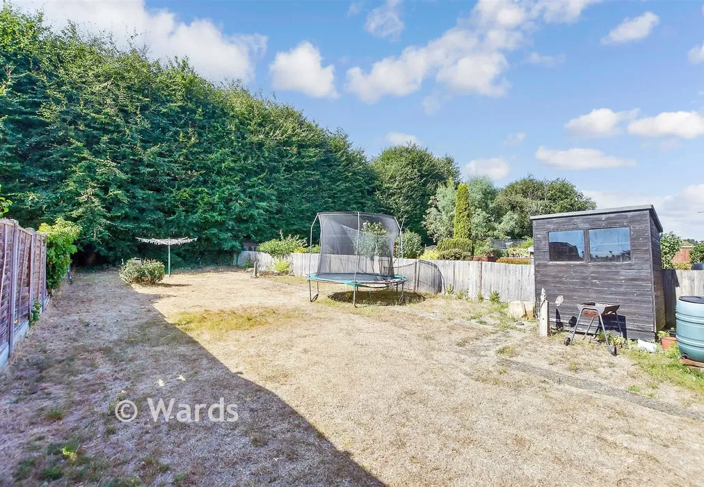 Rear Garden - The Avenue, Greenacres, Aylesford, Kent - Wards of Kent