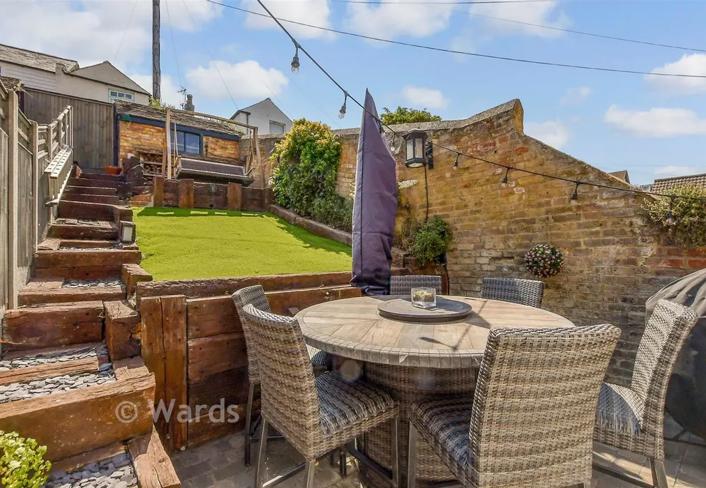 Rear Garden - Central Parade, Herne Bay, Kent - Wards of Kent