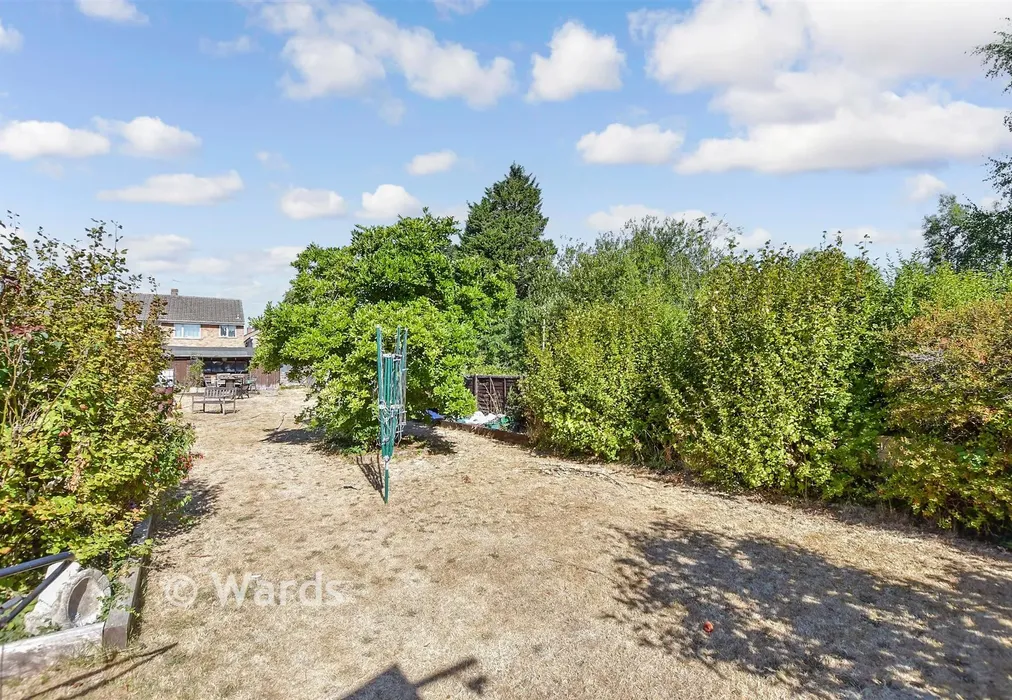 Rear Garden - Burston Road, Coxheath, Maidstone, Kent - Wards of Kent