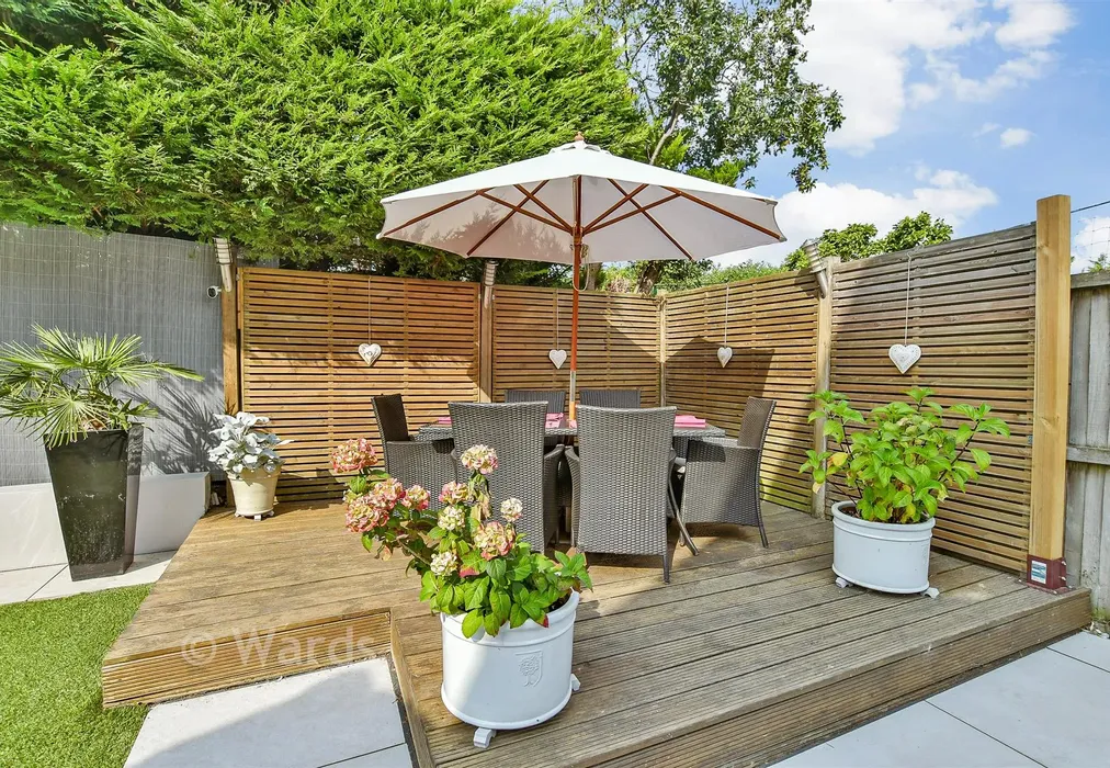Patio / Decking - Little John Avenue, Walderslade, Chatham, Kent - Wards of Kent
